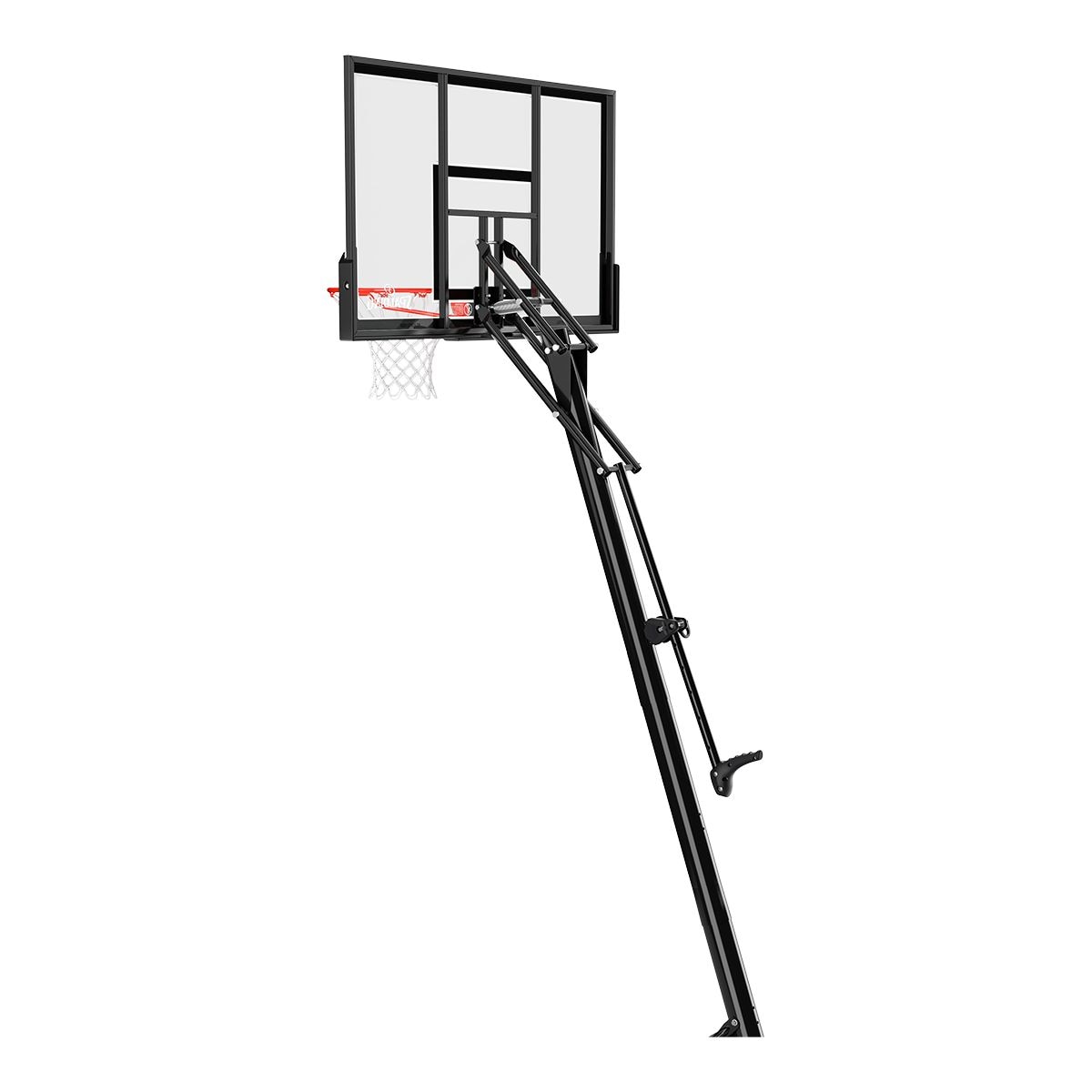 Spalding 54 Inch Acrylic Hercules Portable Basketball System CloseUp