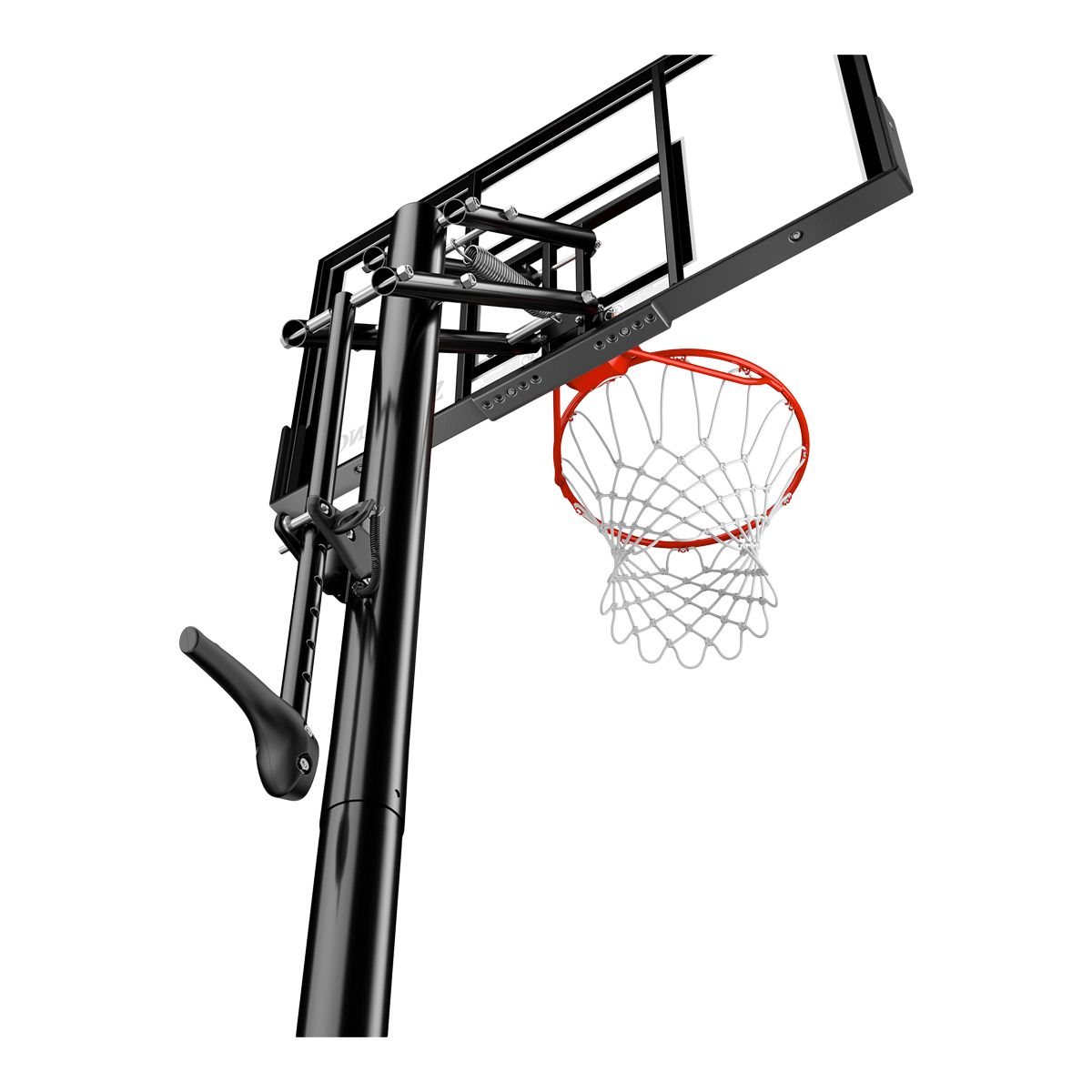 Spalding 50 Inch Acrylic Inground Basketball System CloseUp