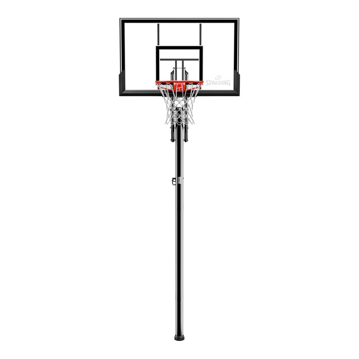Spalding 50 Inch Acrylic Inground Basketball System Front_Flat