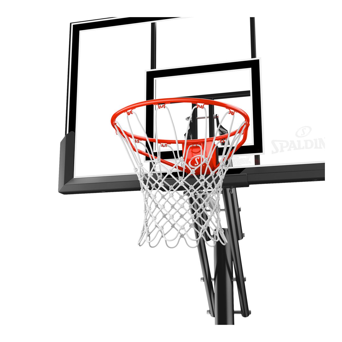 Spalding 50 Inch Acrylic Inground Basketball System CloseUp