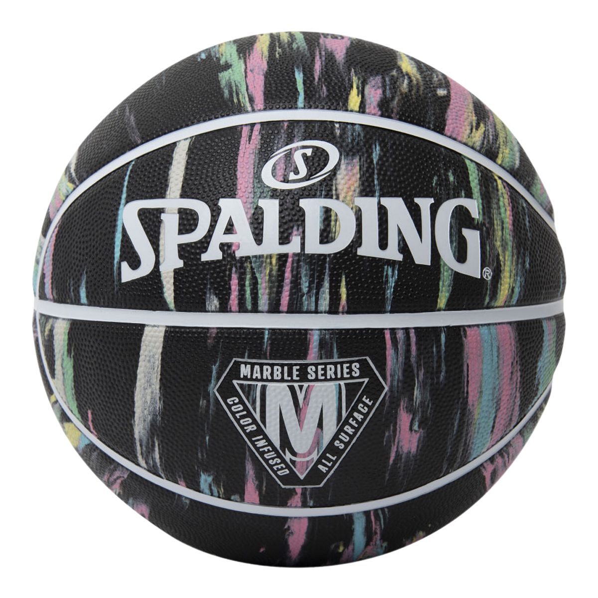 Image of Spalding Marble Series Basketball Size 6 Outdoor