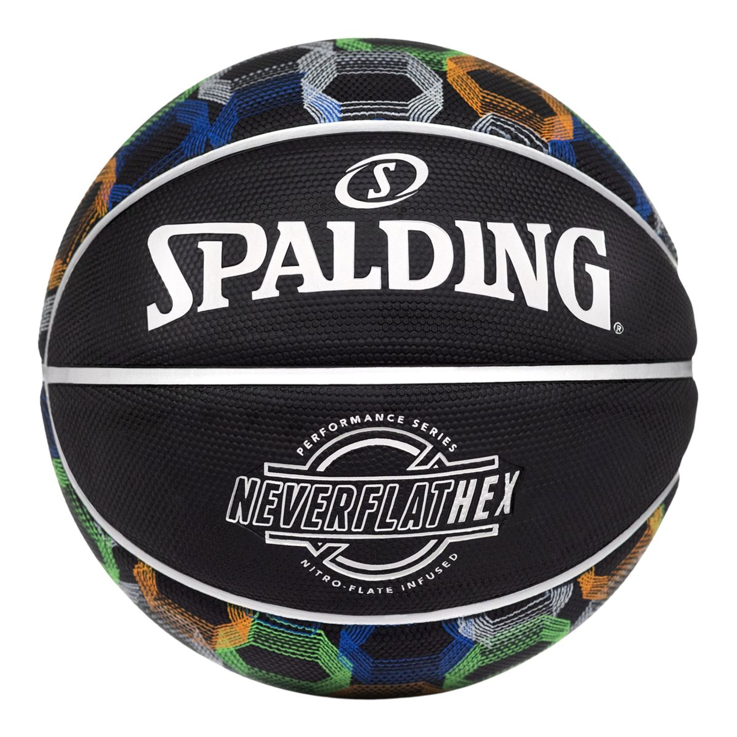 Spalding Neverflat Hexagrip SGT Basketball, Size 7, Outdoor | SportChek