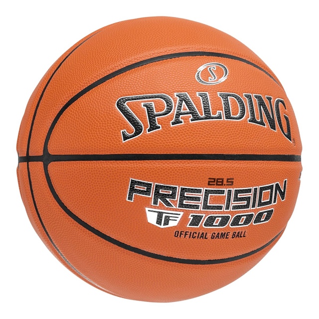 Spalding Precision TF-1000 Basketball, Size 6, Indoor Front_Angled_Right