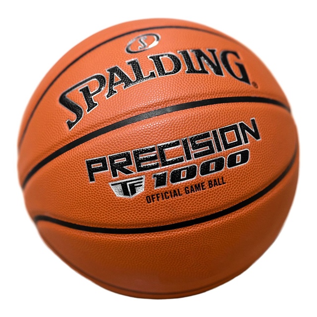 Spalding TF-1000 Precision Basketball, Size 7, Indoor Front_Angled_Right