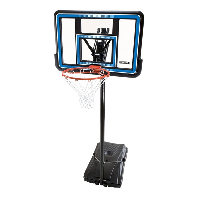 Lifetime Port 44 Inch Polycarbonate Basketball Net Front_Angled_Left