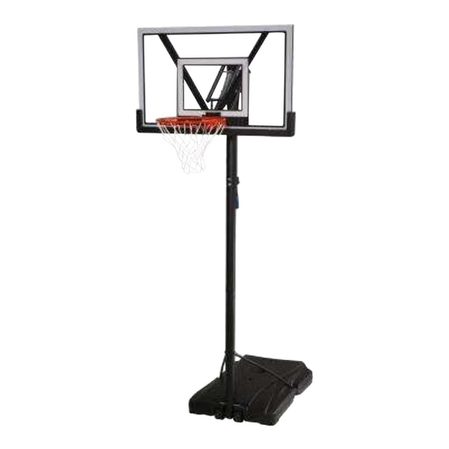 Lifetime 48 Inch Polycarbonate Backboard Basketball Hoop Front_Three_Fourths_Angled_Left