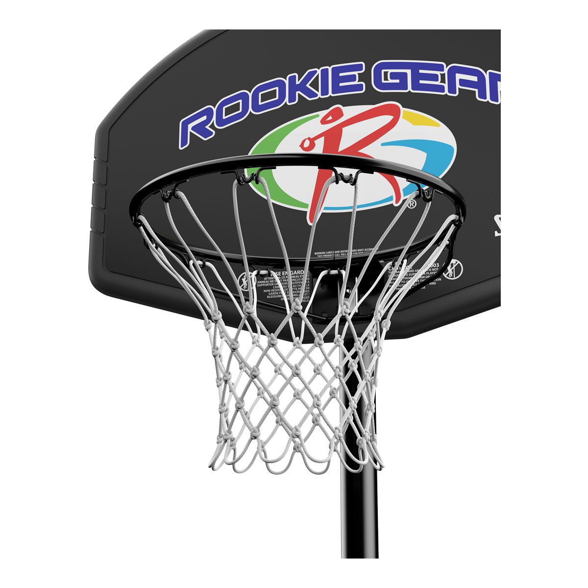 Spalding 32 Inch Rookie Gear Portable Basketball System CloseUp