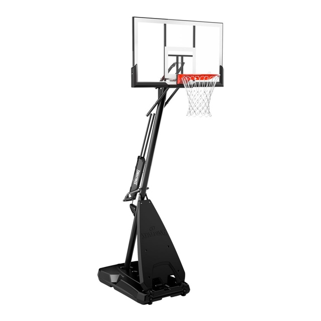Spalding 54 Inch Rapidlock Portable Basketball System Front_Angled_Right
