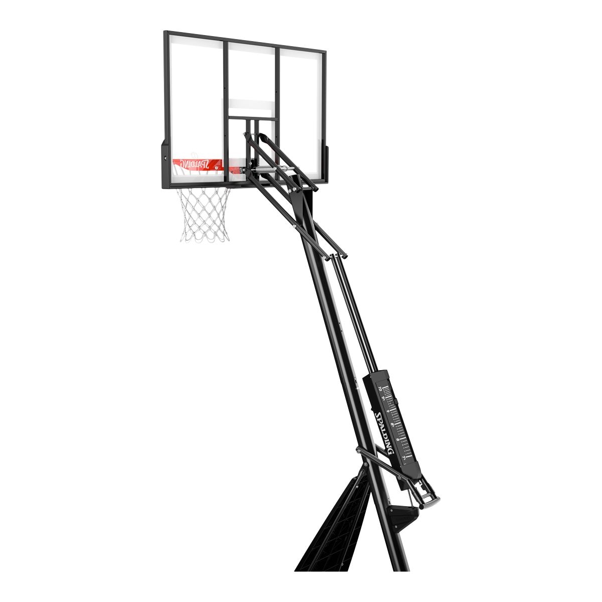 Spalding 54 Inch Rapidlock Portable Basketball System CloseUp