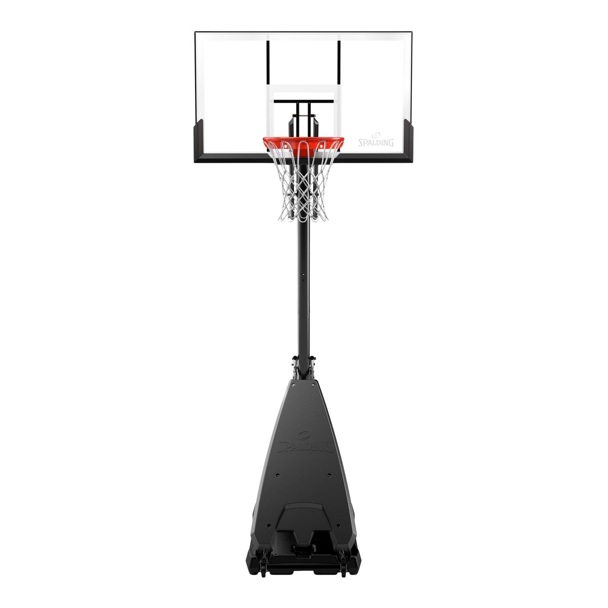 Spalding 54 Inch Rapidlock Portable Basketball System Front_Flat