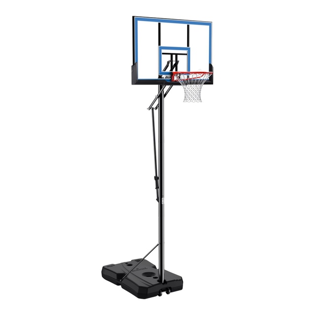 Spalding 48 Inch Polycarbonate Portable Basketball System Front_Angled_Right