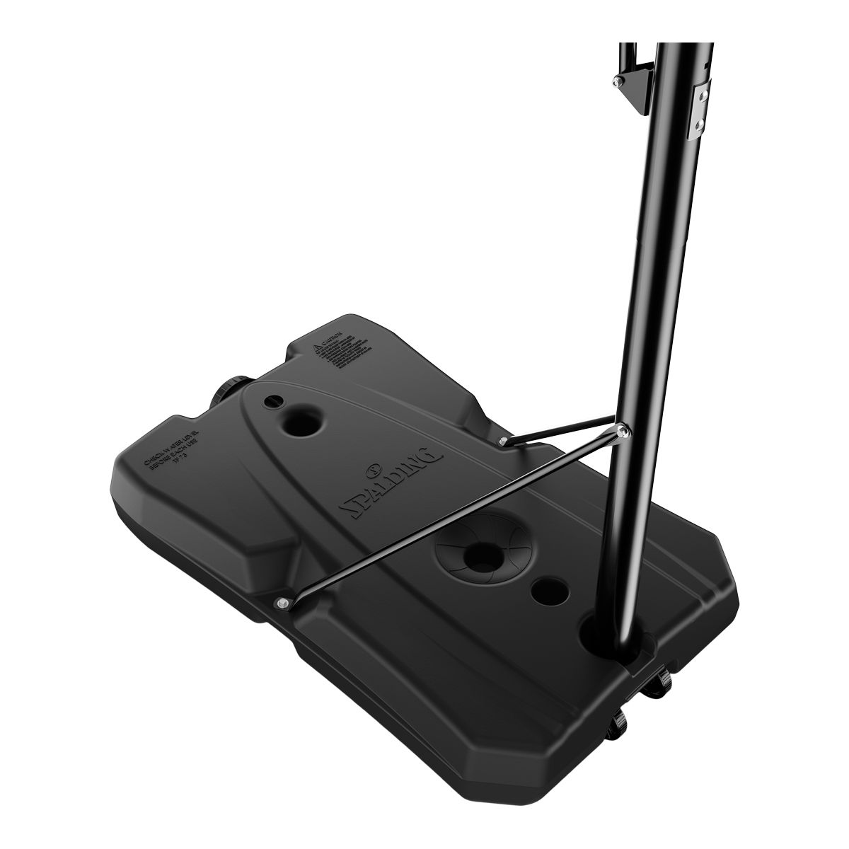 Spalding 48 Inch Polycarbonate Portable Basketball System CloseUp