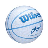 Wilson Caitlin Clark Envision Senior Basketball - Size 6 Front_Angled_Right
