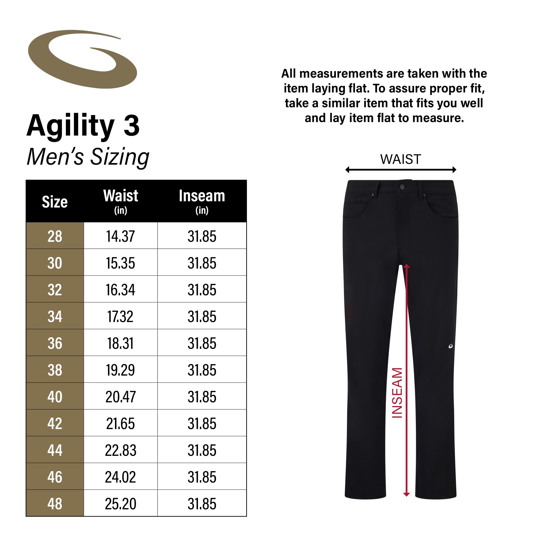 Goldline Agility 3 Men's Curling Pants
