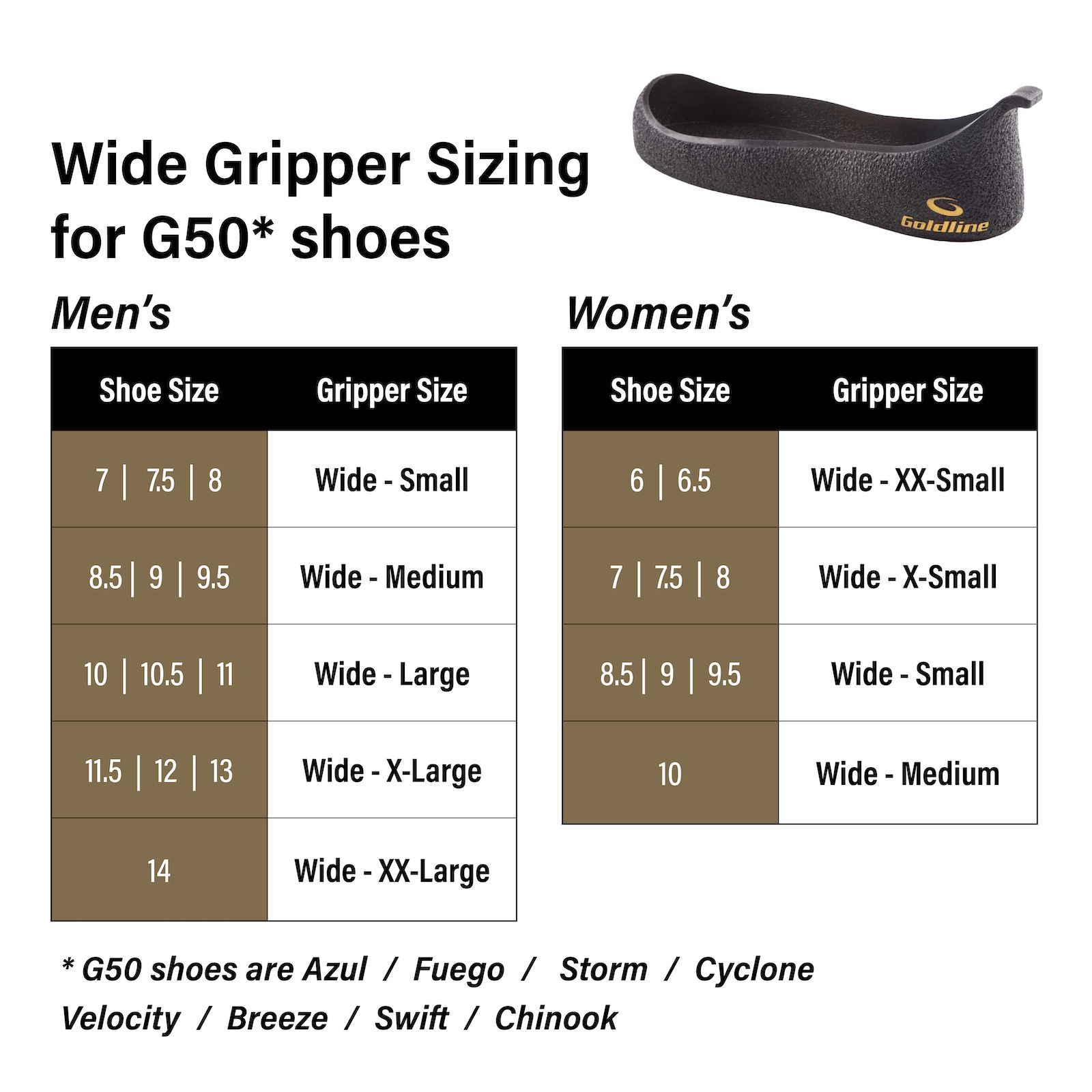 Goldline Chinook Gen 2 G50 Right Handed Women's Shoes