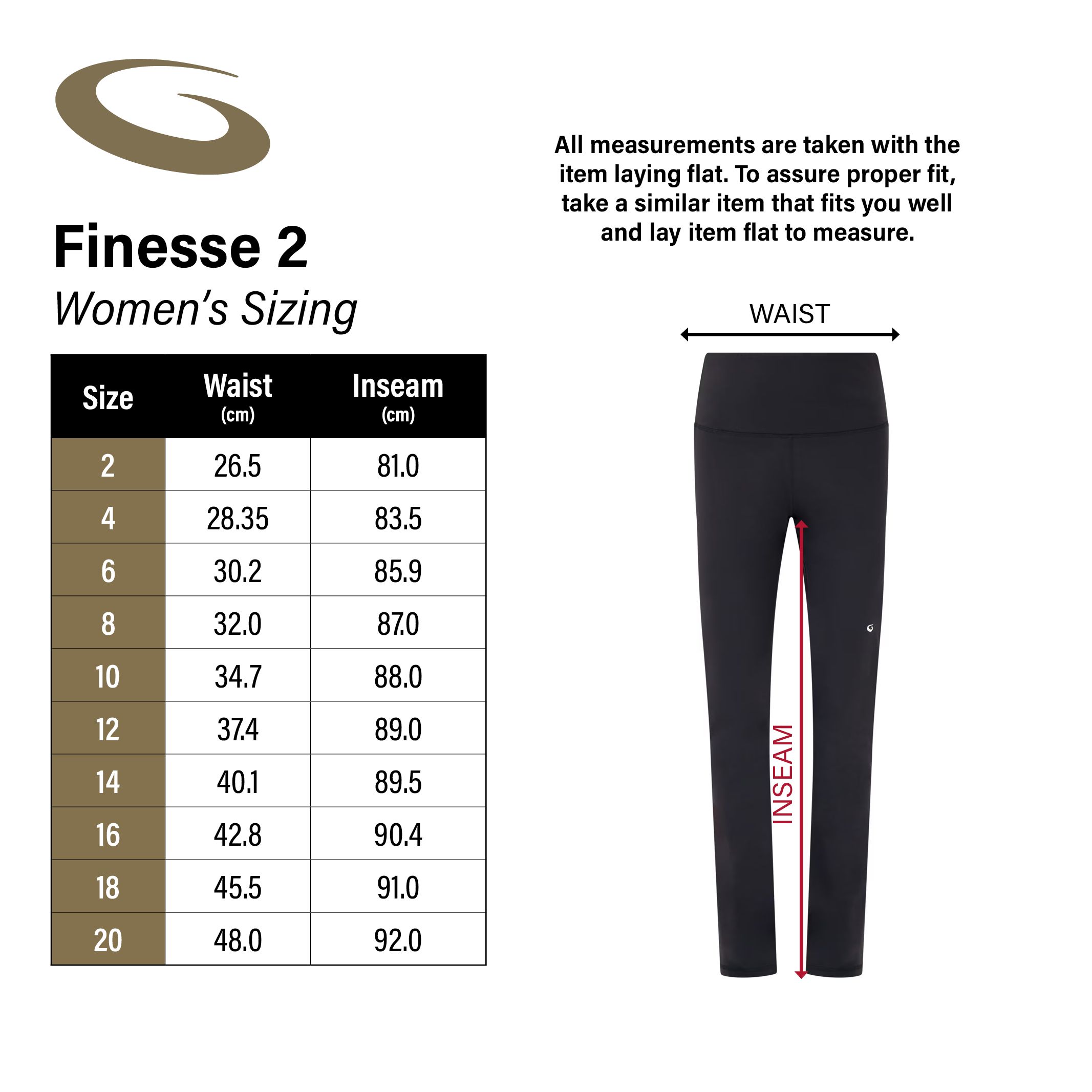 Goldline Finesse 2 Women's Curling Pants