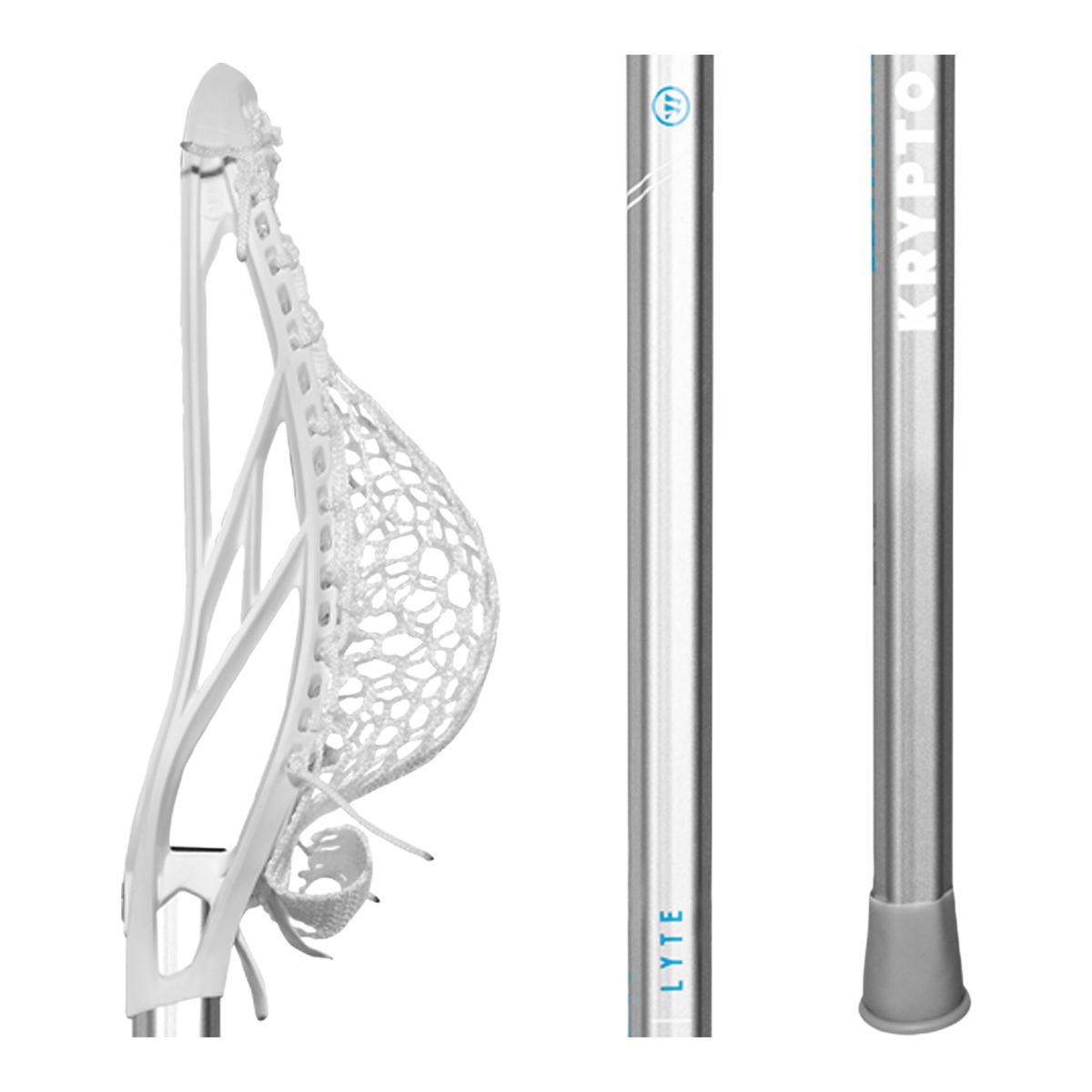 Warrior Evo QX-O Semi Soft Mesh Senior Lacrosse Stick CloseUp