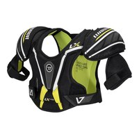 Warrior LX Pro Youth Shoulder Pads Front_Three_Fourths_Angled_Left