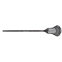 STX Stallion 200 Complete Lacrosse Stick - Black Overhead_Flat