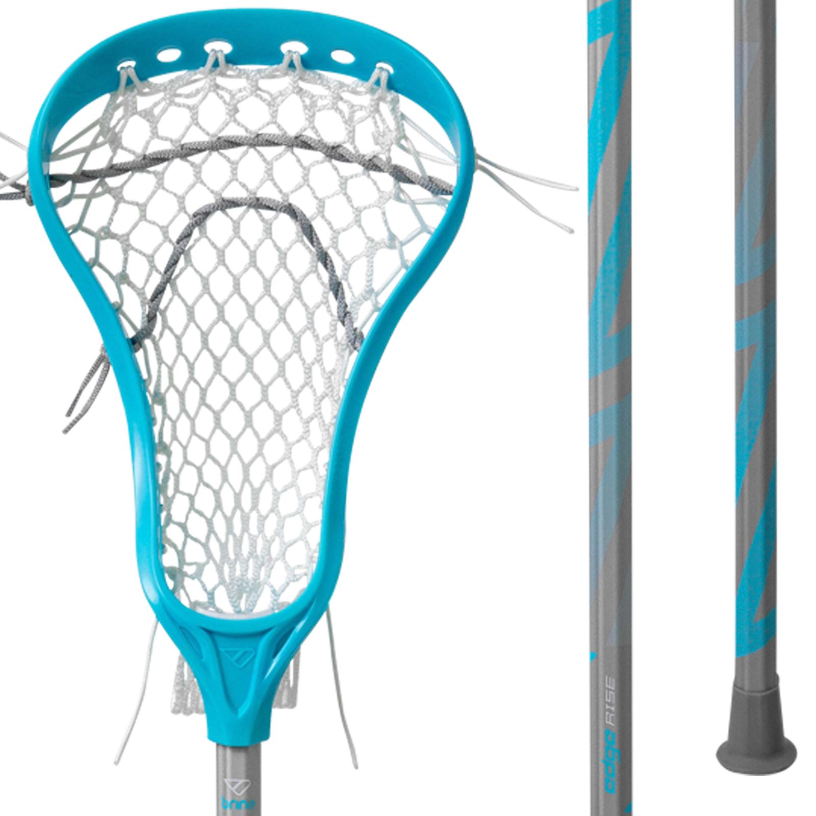 Brine Women's Edge Rise Complete Senior Lacrosse Stick - 42 Inch CloseUp