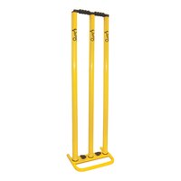 Kookaburra Metal Cricket Stumps with Bails Front_Angled_Right