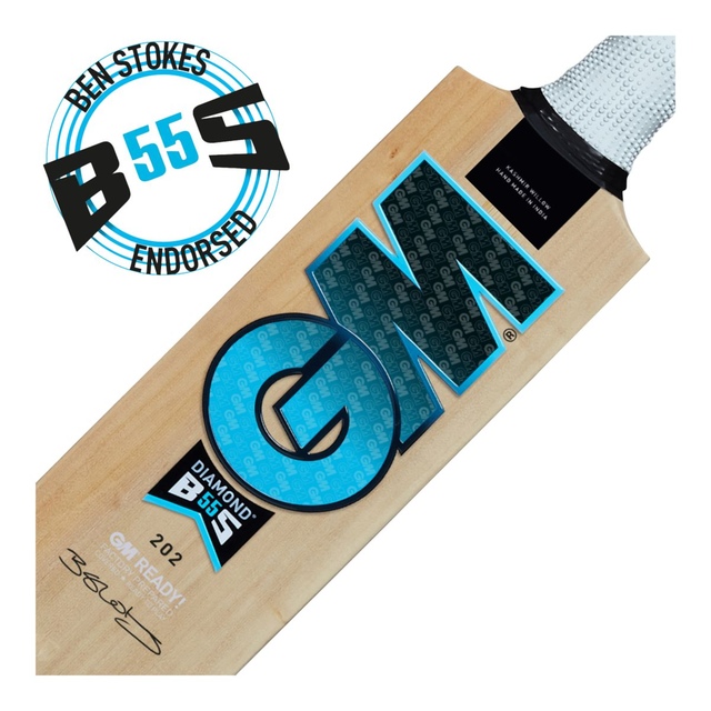 Gunn & Moore Diamond 202 BS55 Cricket Bat - SH CloseUp