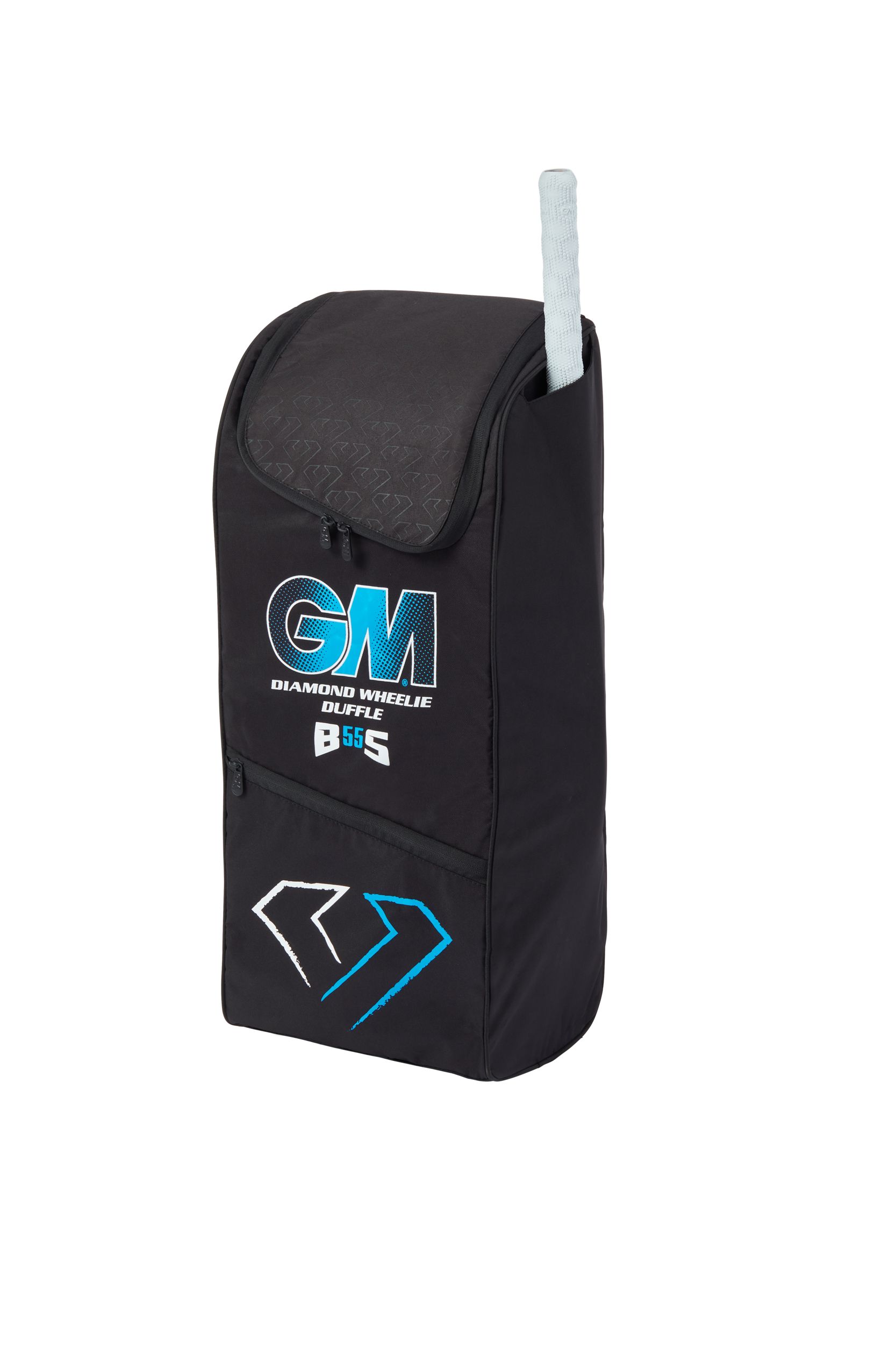 Gunn & Moore BS55 Diamond Wheelie Duffel Bag Front_Angled_Left