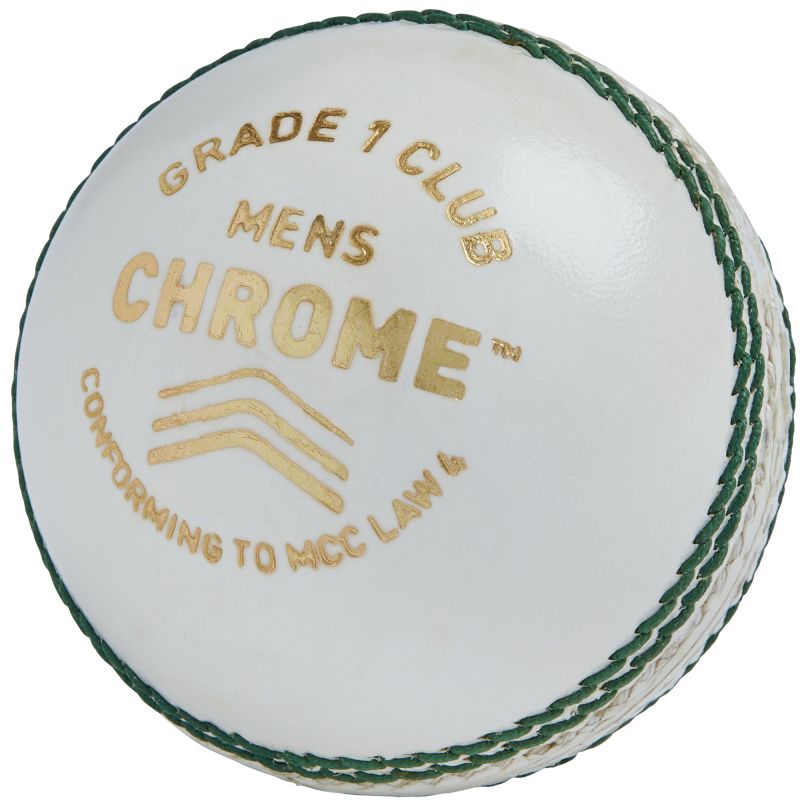 Gunn & Moore Chrome Grade 1 Club White Cricket Ball