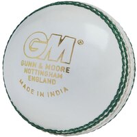 Gunn & Moore Chrome Grade 1 Club White Cricket Ball Front_Angled_Left