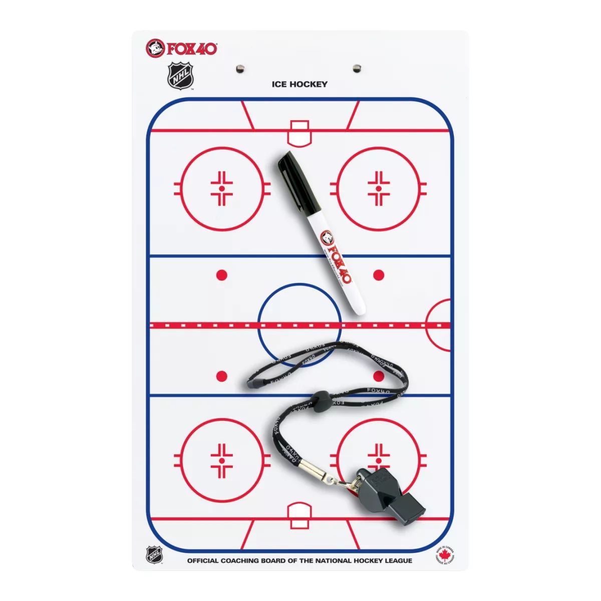 Fox 40 Pro Coaching Board with Clip