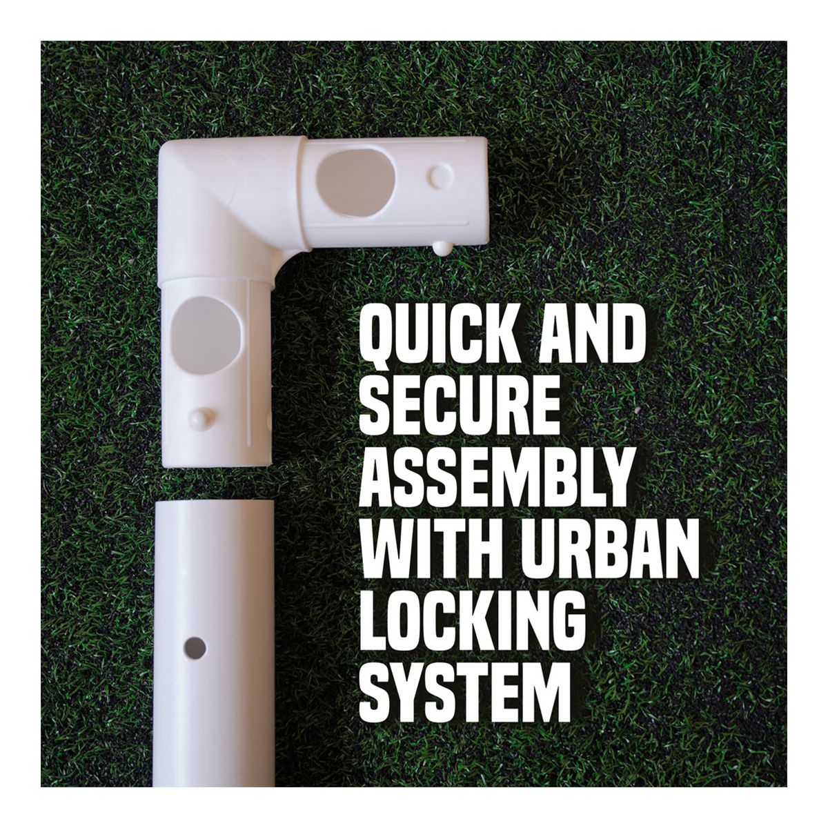 Football Flick 8 x 4 Urban uPVC Goal Net