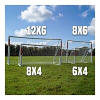 Football Flick Urban UPVC 8X6 Goal Net Front_Angled_Right
