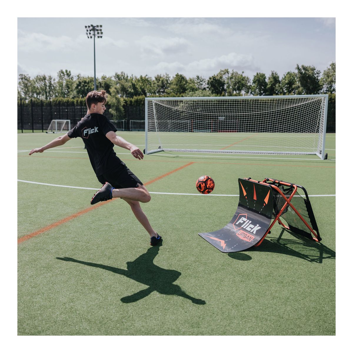 Football Flick Urban Skills Trainer Front_Three_Fourths_Angled_Left