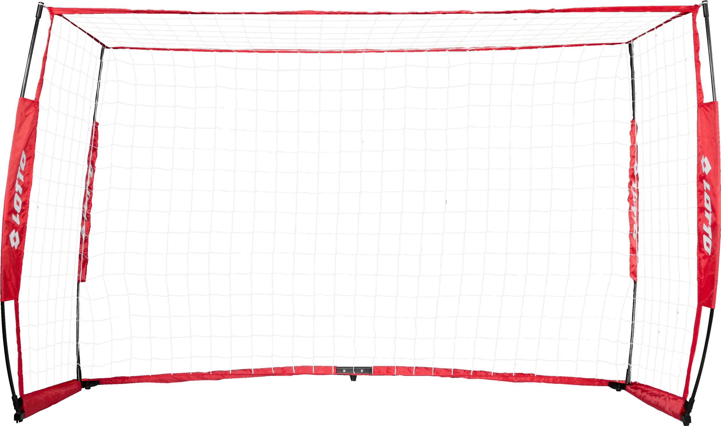 Lotto 8 Football X 5 Pop Up Soccer Goal Net Front_Flat
