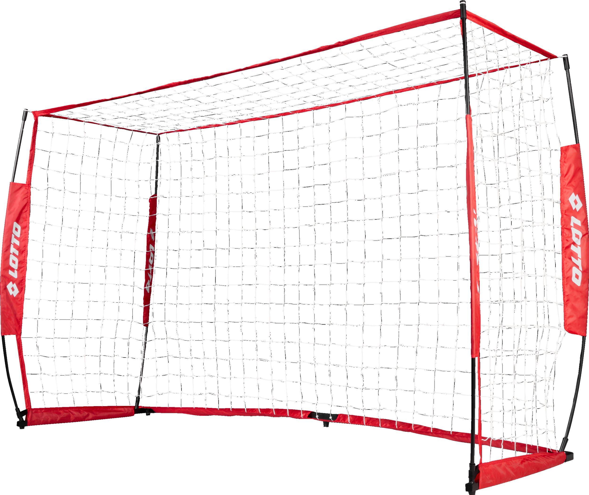 Lotto 8 Football X 5 Pop Up Soccer Goal Net Front_Angled_Left