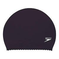Speedo Solid Latex Cap Front_Flat