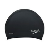 Speedo Silicone Long Hair Swim Cap Front_Flat