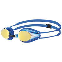 ARENA Tracks Mirror Junior Swim Goggles Front_Angled_Left
