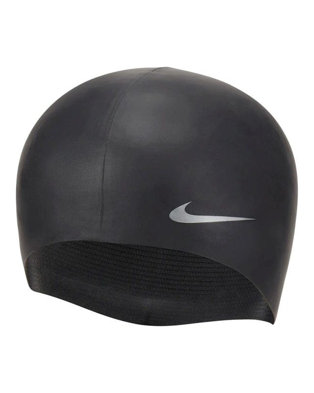 Nike Youth Silicone Swim Cap Front_Angled_Left