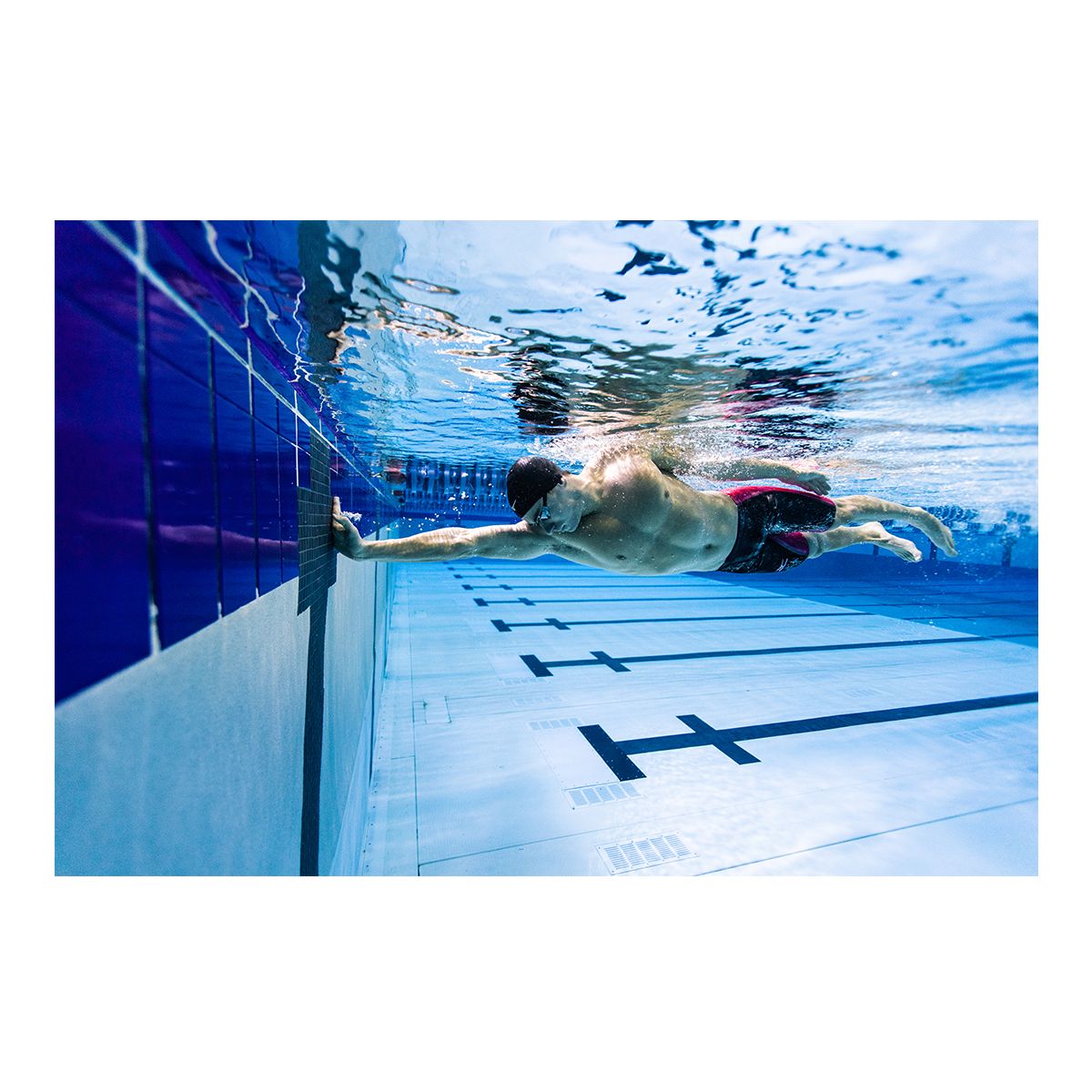 Mizuno GX-Sonic Swim Goggles Front_Three_Fourths_Angled_Left