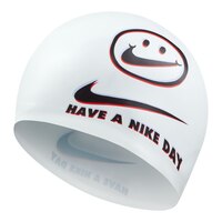 Nike Adult Day Swim Cap Front_Angled_Left