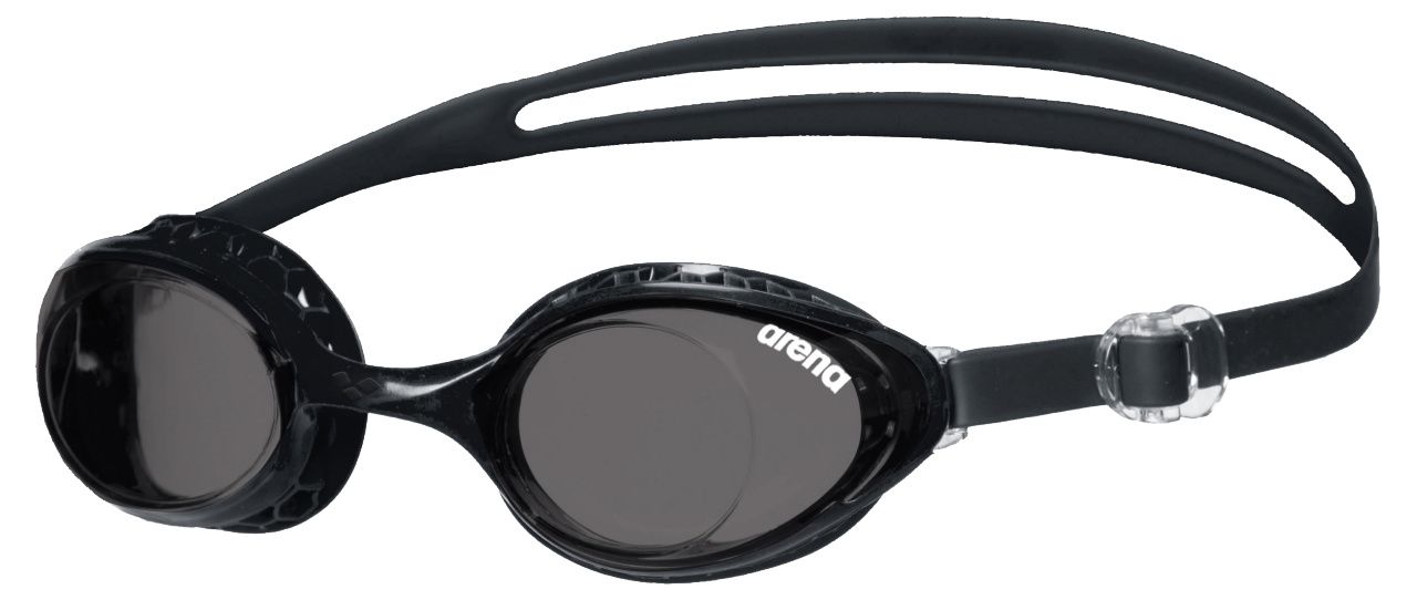 Arena Air-Soft Adult Swim Goggles Front_Angled_Left