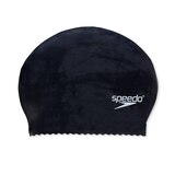 Speedo Solid Latex Swim Cap Front_Flat