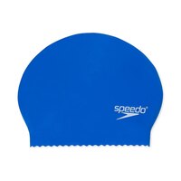 Speedo Solid Latex Swim Cap Front_Flat