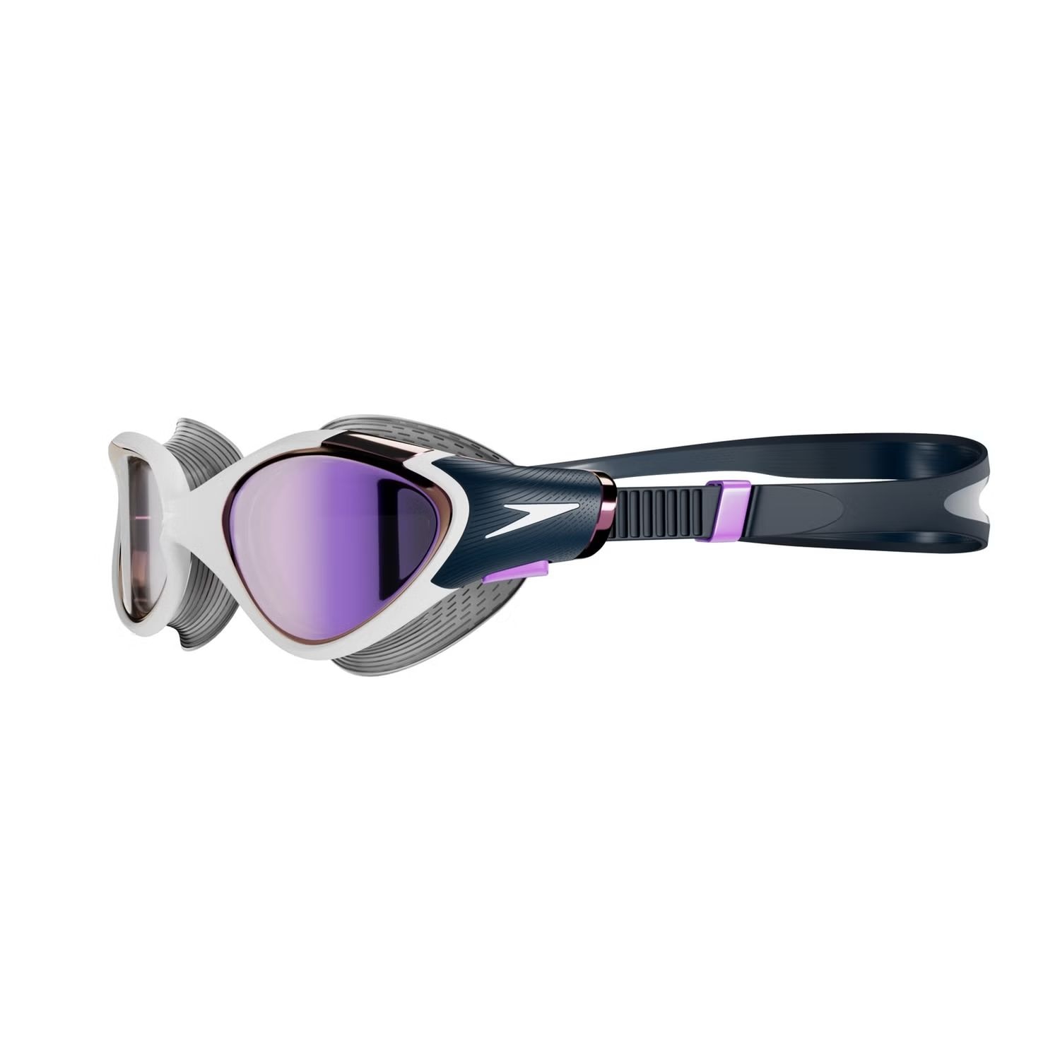 Speedo Biofuse 2.0 Mirror Women's Swim Goggles Front_Three_Fourths_Angled_Left