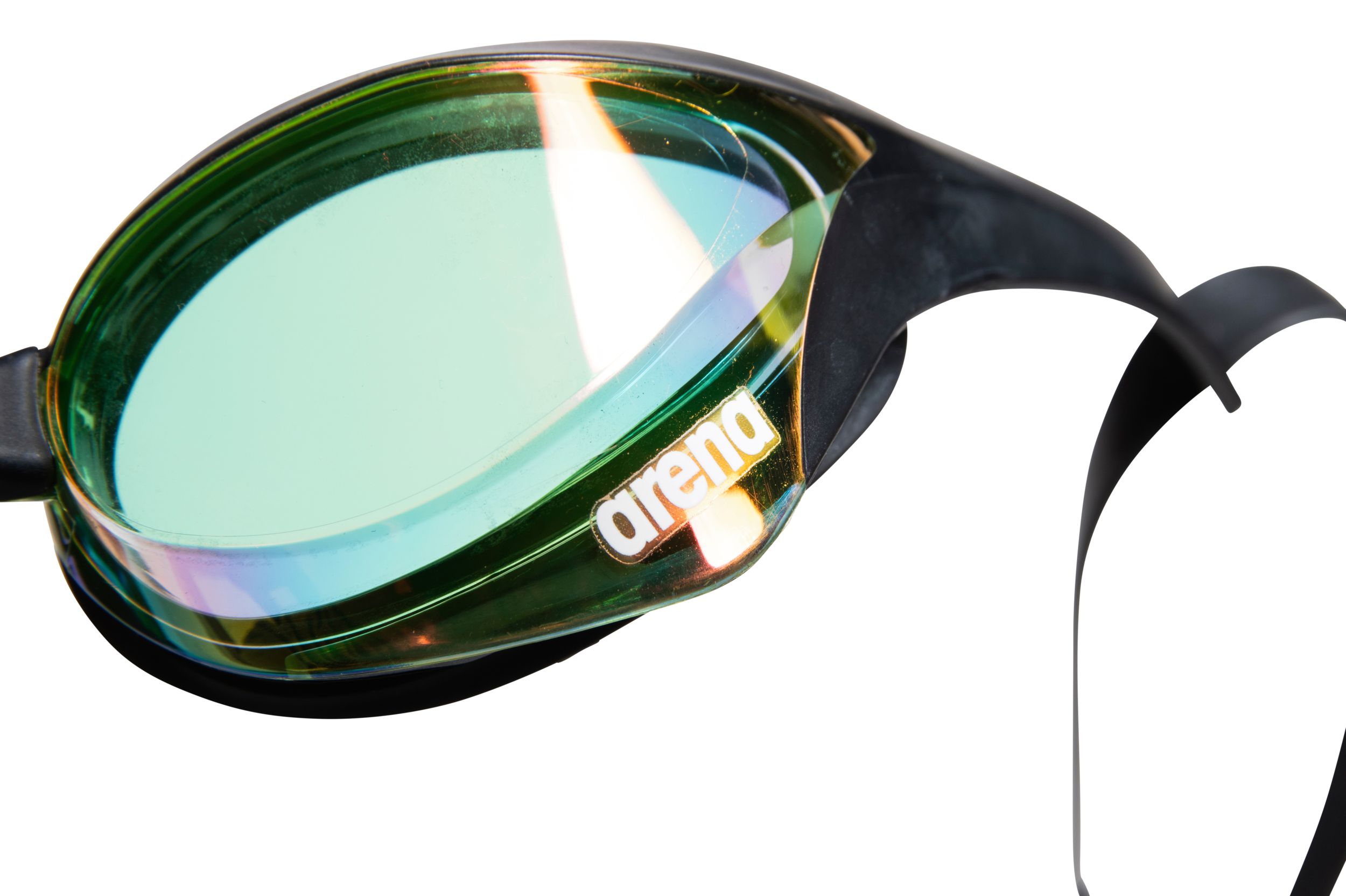 ARENA Cobra Ultra Swipe Mirror Senior Swim Goggles CloseUp