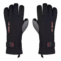 Level Six Electron Paddling Gloves Back_Flat