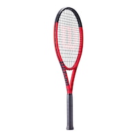 Wilson Clash 100 Unstrung Tennis Racquet Frame, 295g, Head Light Front_Three_Fourths_Angled_Right