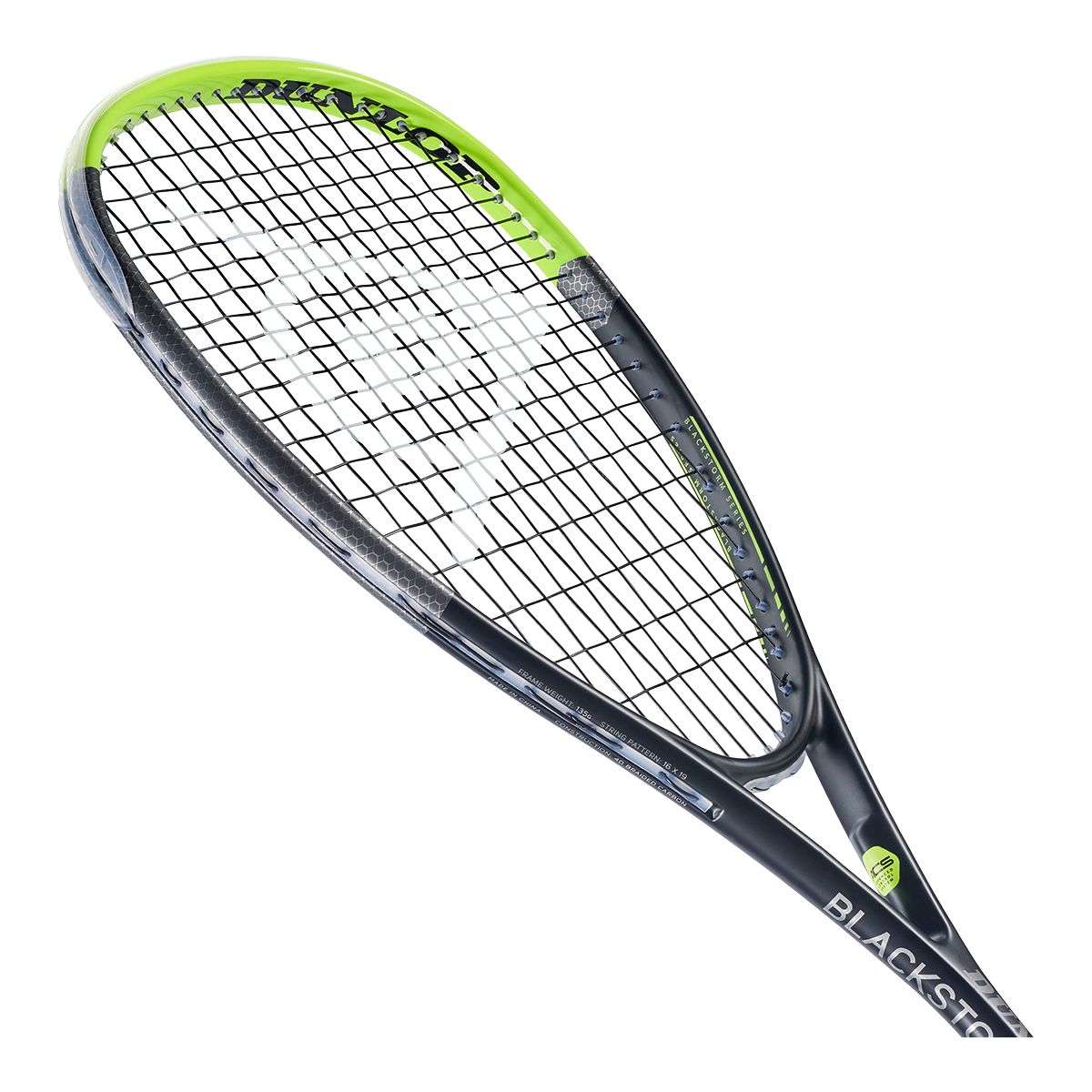 Dunlop Blackstorm Graphite 5.0 Squash Racquest CloseUp