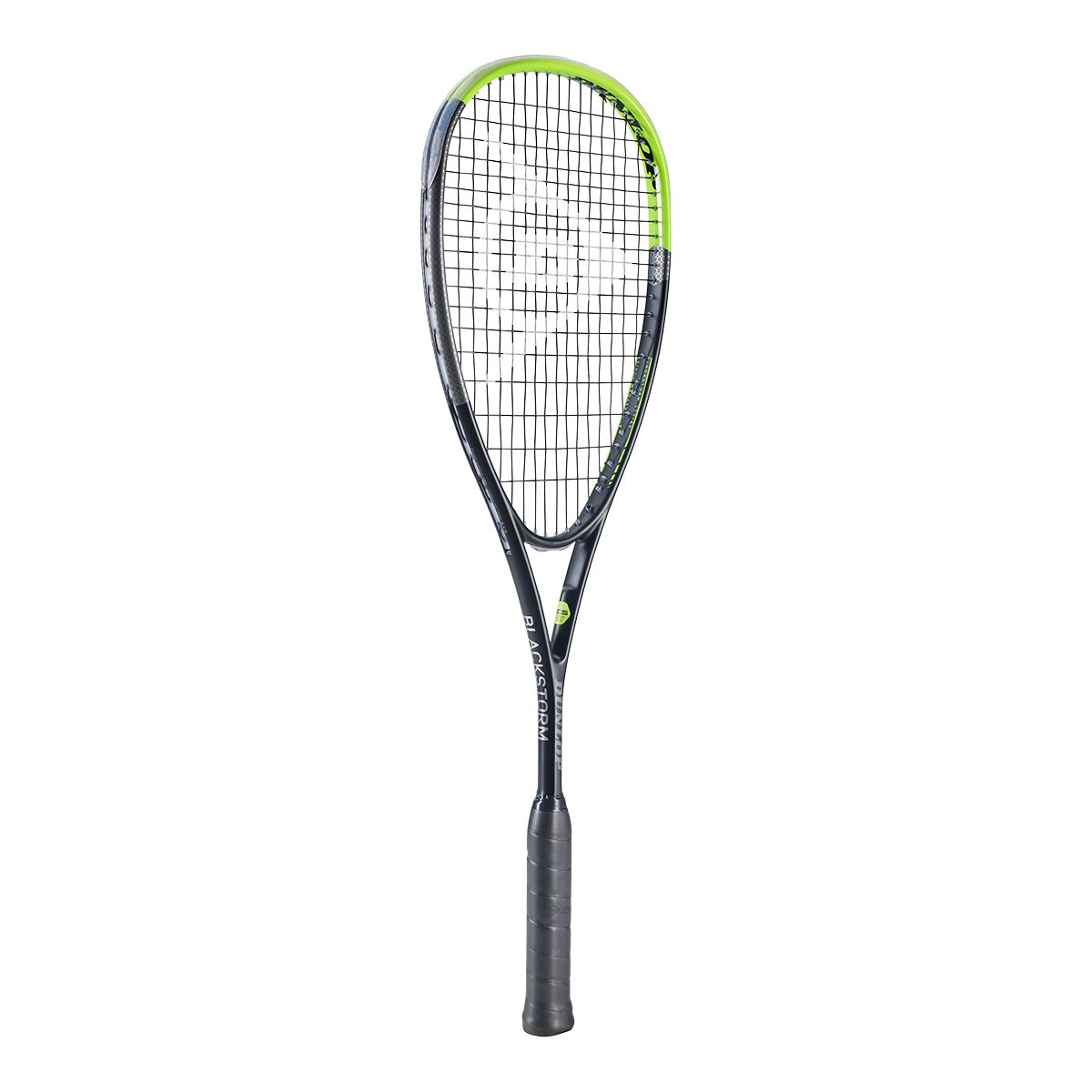 Dunlop Blackstorm Graphite 5.0 Squash Racquest Front_Three_Fourths_Angled_Right